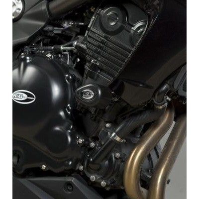 Load image into Gallery viewer, R&amp;G Racing Black Aero Style Crash Protectors For 2012-2016 Kawasaki ER-6N
