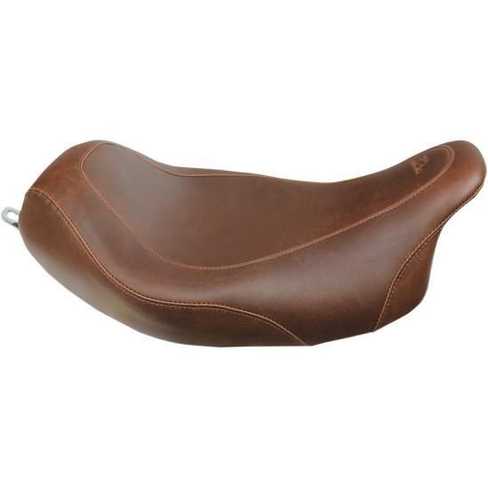 Load image into Gallery viewer, Harley FLHTCU Ultra Classic 2008-2015 Wide Tripper Solo Seat Brown by Mustang
