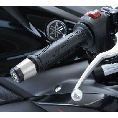 R&G Racing Black Bar End Sliders For 2018-2024 Yamaha MT-03