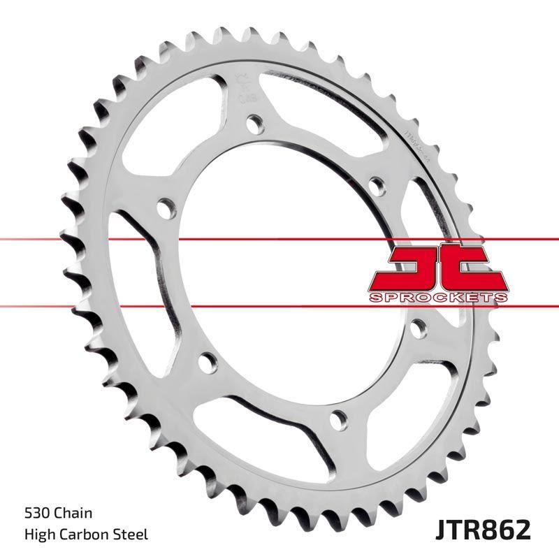 Load image into Gallery viewer, JT Sprockets Rear Steel Sprocket 46 Tooth 46T 530 Chain For Yamaha FZ600 S,T,U 1986-1988 JTR862.46
