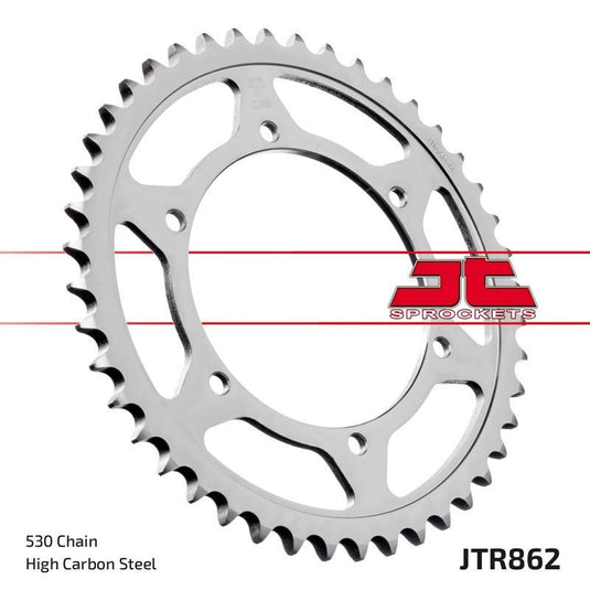 JT Sprockets Rear Steel Sprocket 46 Tooth 46T 530 Chain For Yamaha FZ600 S,T,U 1986-1988 JTR862.46