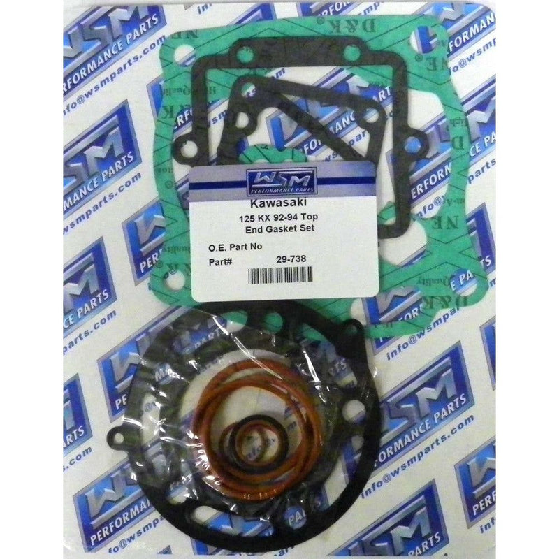 Load image into Gallery viewer, WSM Top End Gasket Kit For Kawasaki 125 KX 92-94 29-738
