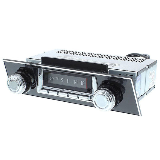 Custom Autosound 1967-68 Camaro 740 Premium Bluetooth Classic Car Stereo with Black Bezel