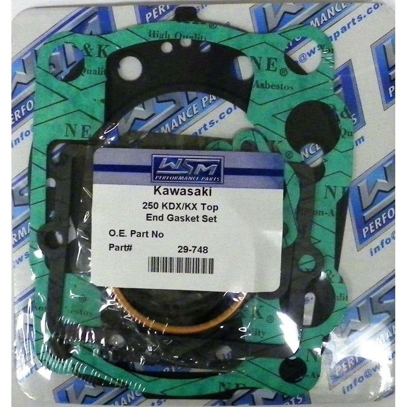 Load image into Gallery viewer, WSM Top End Gasket Kit For Kawasaki 250 KDX / KX 88-94 29-748
