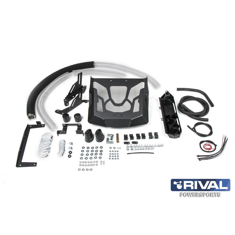 Load image into Gallery viewer, Rival Aluminum Radiator Relocation Kit With Snorkel For CF Moto CForce 800/XC/1000
