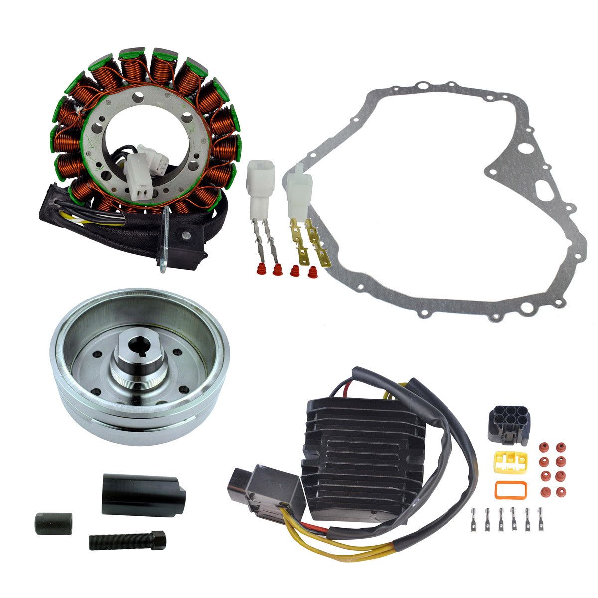 RMStator Full Stator with Mosfet Regulator, Flywheel and Puller Included Kit