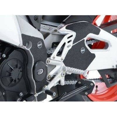 Load image into Gallery viewer, R&amp;G Racing Black Boot Guard Kit For 2019-2020 Aprilia RSV4 1100 Factory
