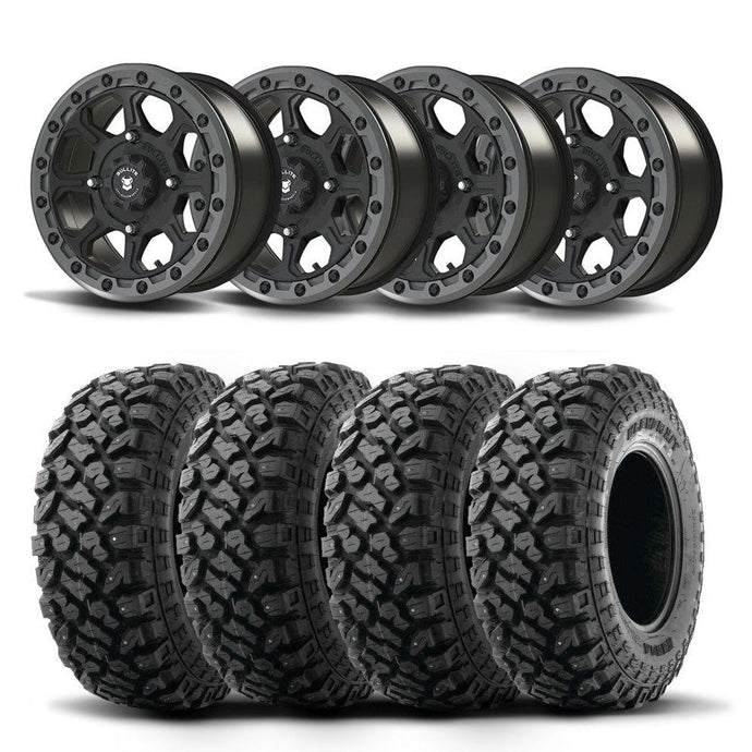 Set of Four Bullite Ruler Wheels 14