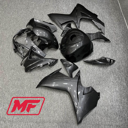 Monster Fairings Full Kit Suzuki GSXR600-750 11-22 Carbon Fiber Style + Windshield + Gas Tank Cover