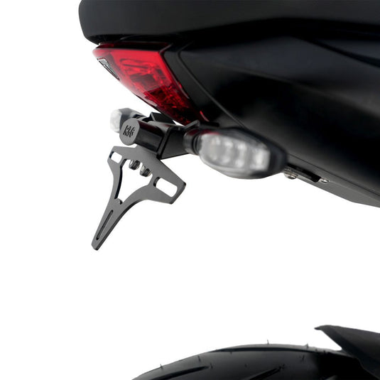 R&G Racing Black Tail Tidy License Plate Holder For 2024-2024 Triumph Daytona 660