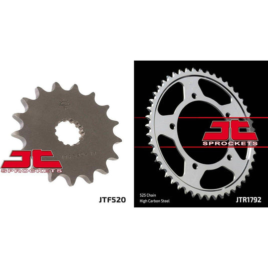 Front & Rear Sprocket Kit for SUZUKI GSX-R600 K6,K7,K8,K9,L0 06-10 JT Sprockets