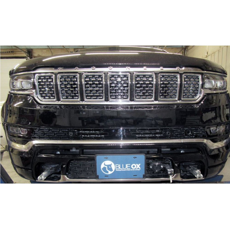 Load image into Gallery viewer, Blue Ox Ascent Tow Bar (7,500 lbs. tow capacity) &amp; Baseplate Combo fits Select Jeep Grand Wagoneer w/ Tow Hooks (Includes L)
