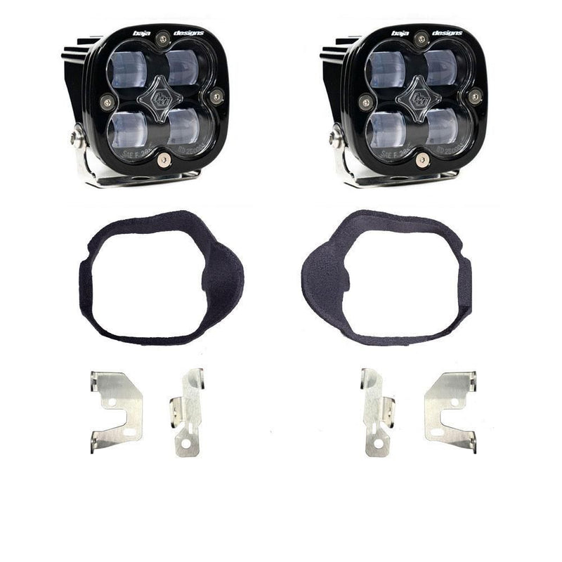 Load image into Gallery viewer, Baja Designs Fog Pocket Light Kit Squadron Series SAE Pattern Clear Lens 448129
