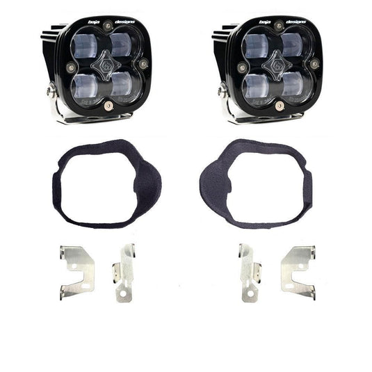 Baja Designs Fog Pocket Light Kit Squadron Series SAE Pattern Clear Lens 448129