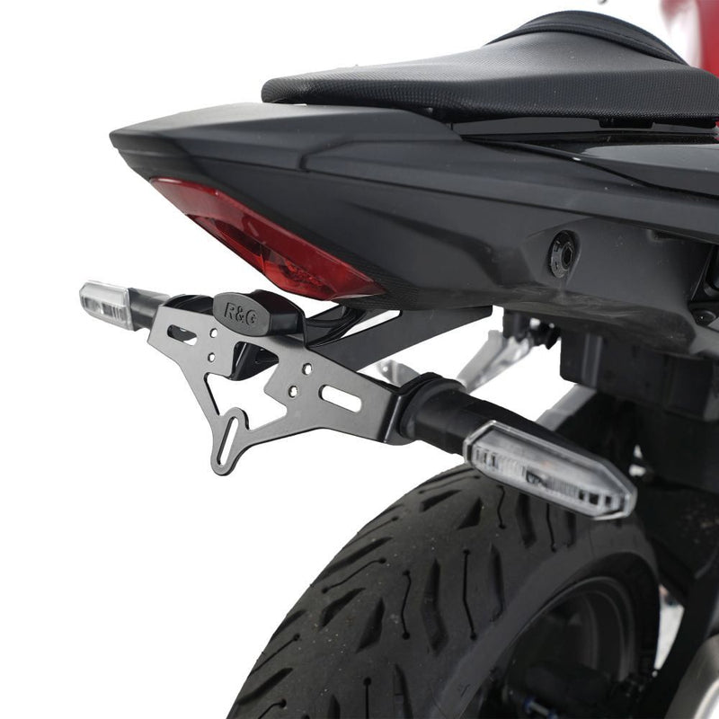 Load image into Gallery viewer, R&amp;G Racing Black Tail Tidy License Plate Holder For 2024-2025 Honda CB500 Hornet
