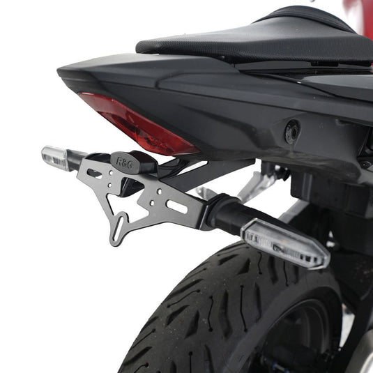 R&G Racing Black Tail Tidy License Plate Holder For 2024-2025 Honda CB500 Hornet