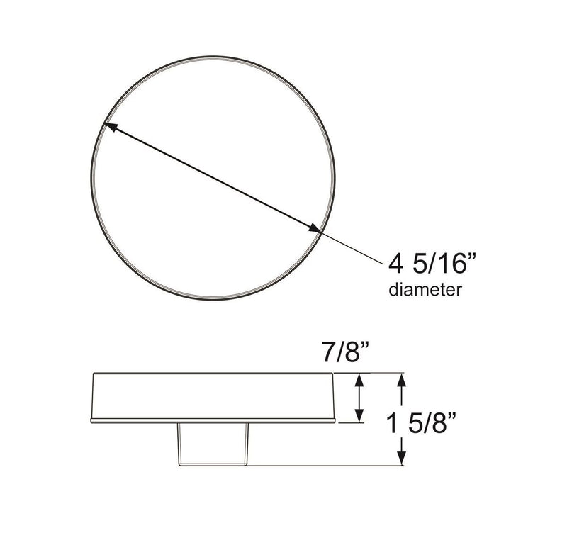 Load image into Gallery viewer, LED Sealed Clear Back-Up Light, Recess Mouunt, 4 Inch Round, Standard 2 pin Connection, 12 Volt
