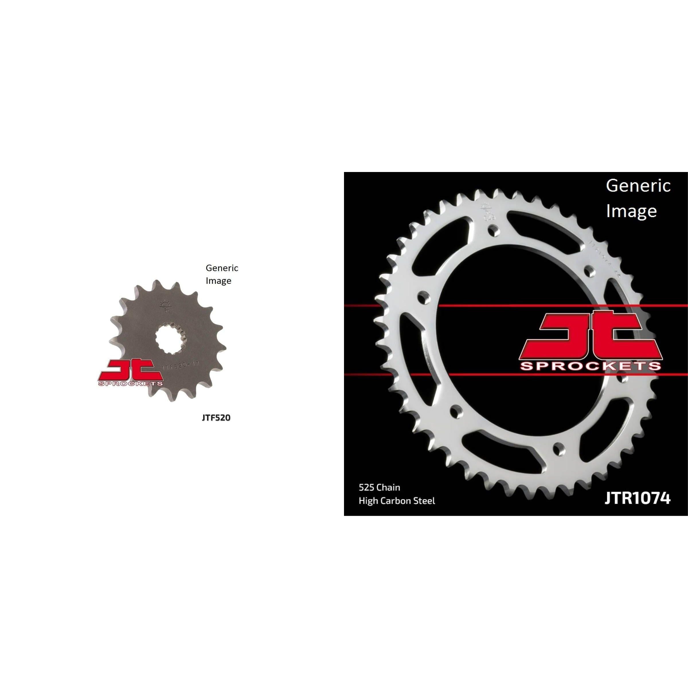 Front & Rear Sprocket Kit for Street HYOSUNG GT650 Naked 2004-2015