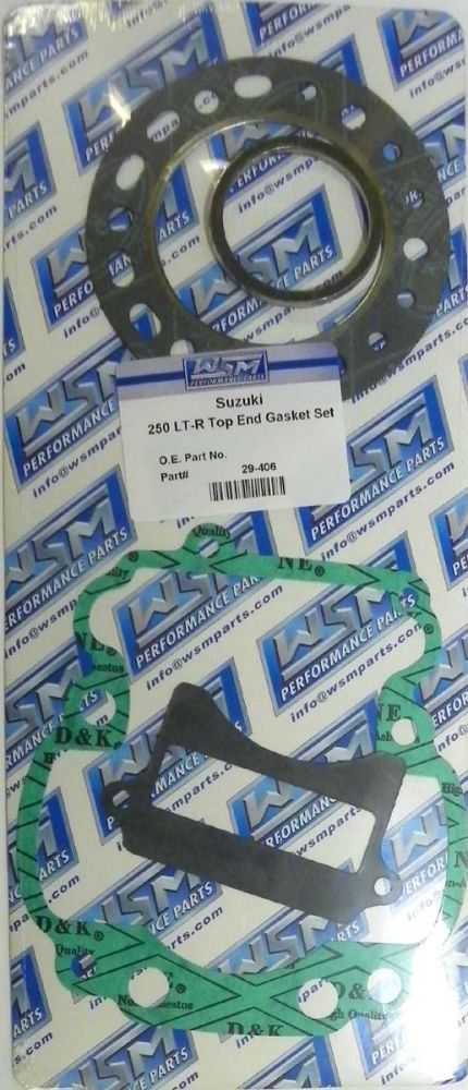 Load image into Gallery viewer, WSM Top End Gasket Kit For Suzuki 250 Quadracer 85-86 29-406
