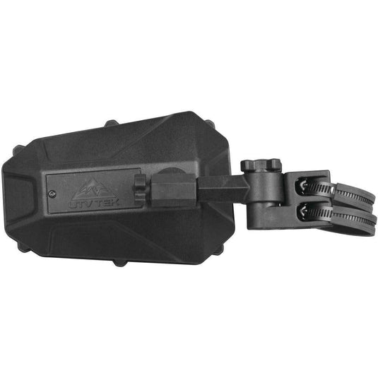 ATV/UTV Tek UTV Side Mirror with Blindspot and Dual Axis Breakaway Black