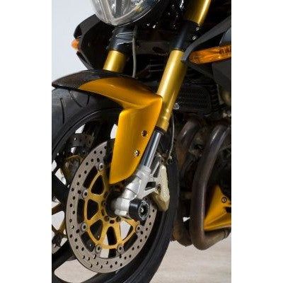 Load image into Gallery viewer, R&amp;G Racing Black Fork Protectors For 2005-2009 Benelli Caf Racer 1130 FP0126BK
