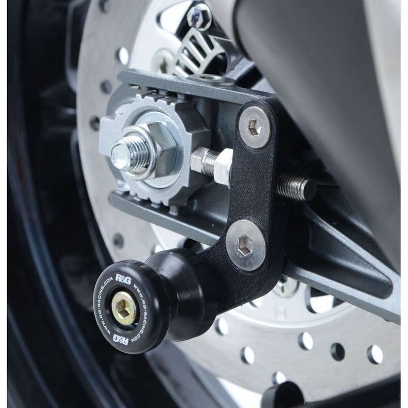 Load image into Gallery viewer, R&amp;G Racing Orange Cotton Reels Offset For 2017-2023 KTM 125 Duke
