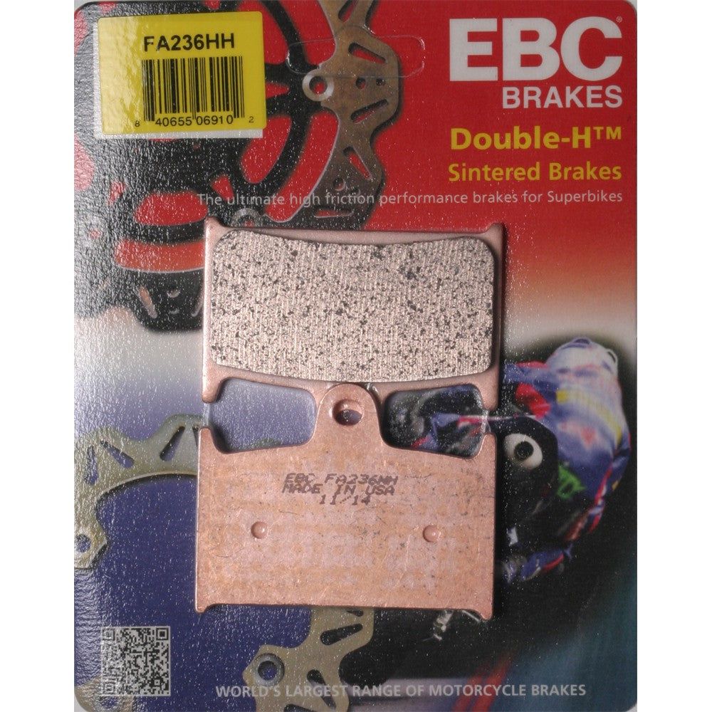 EBC 1 Pair Sintered HH Race Formula Brake Pads MPN FA236HH