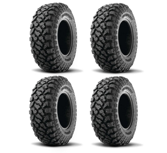 Kenda Set of Four K3204R Klever XT Tires (8 Ply) [28x10R-14]