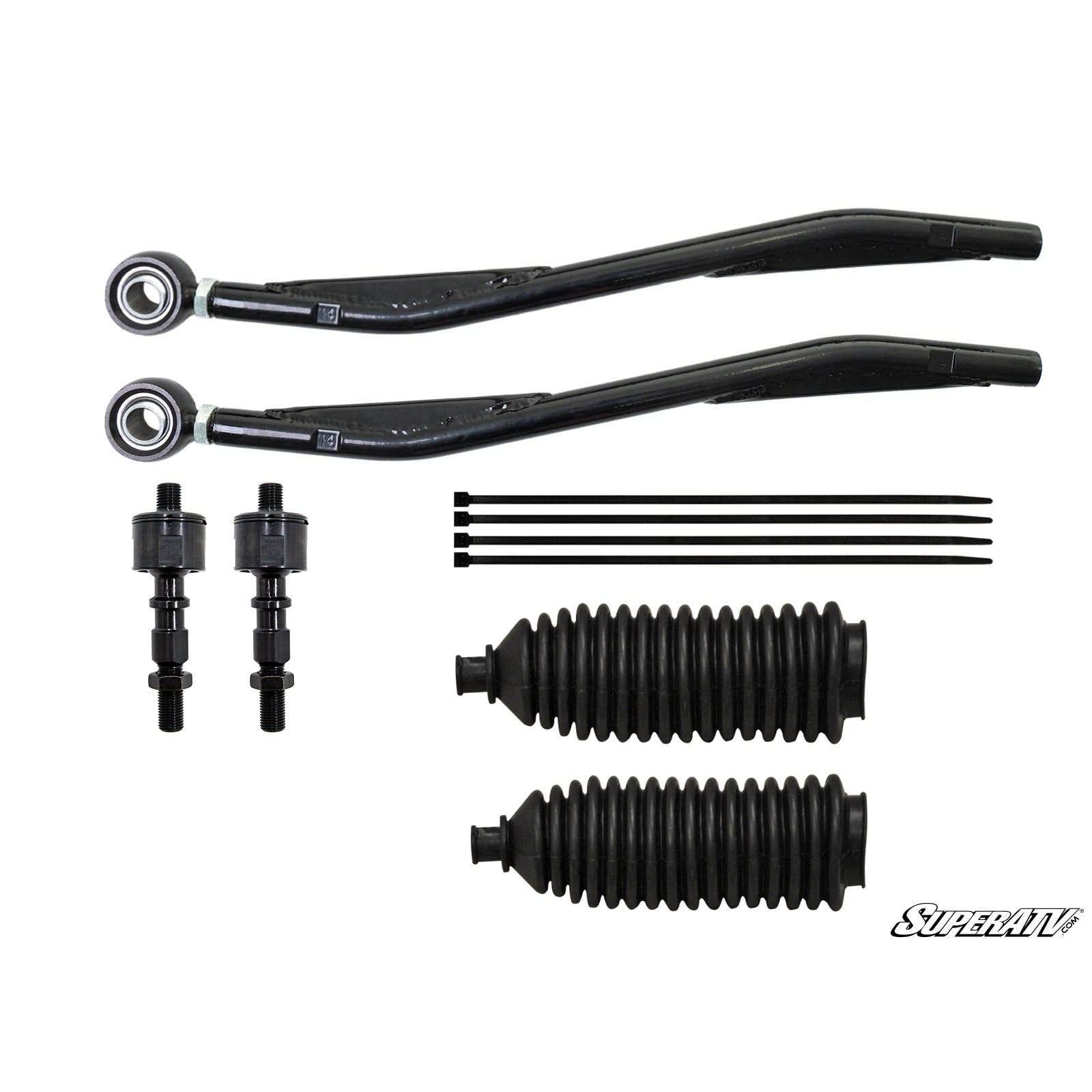 SuperATV Polaris Ranger XP 900 Z-Bend Tie Rod Kit - Replacement for SuperATV Lift Kits TRRA-P-RAN900-Z6-14-02