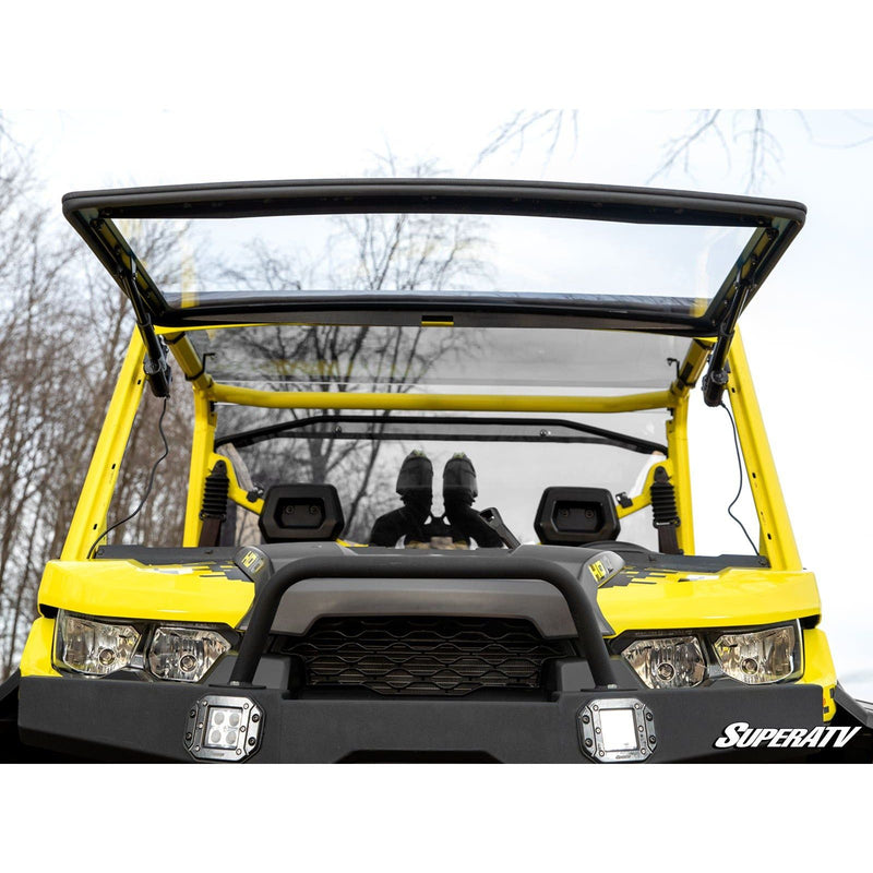 Load image into Gallery viewer, SuperATV Can-Am Defender MaxDrive Power Flip Windshield PFWS-CA-DEF-70
