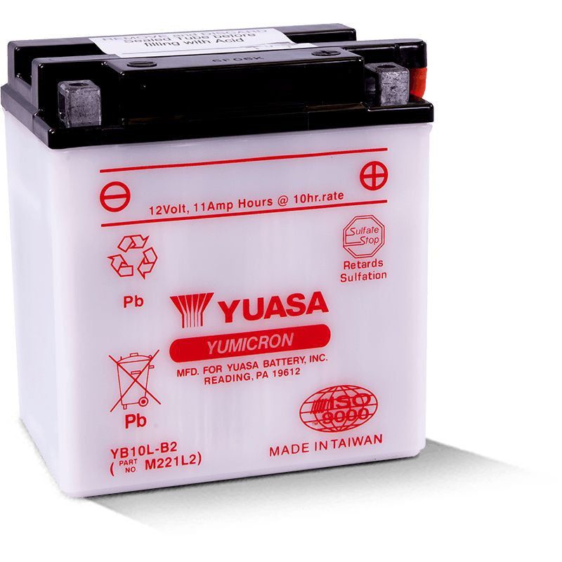 Load image into Gallery viewer, Yuasa Conventional YB10LB2 12 Volt Battery YUAM221L2
