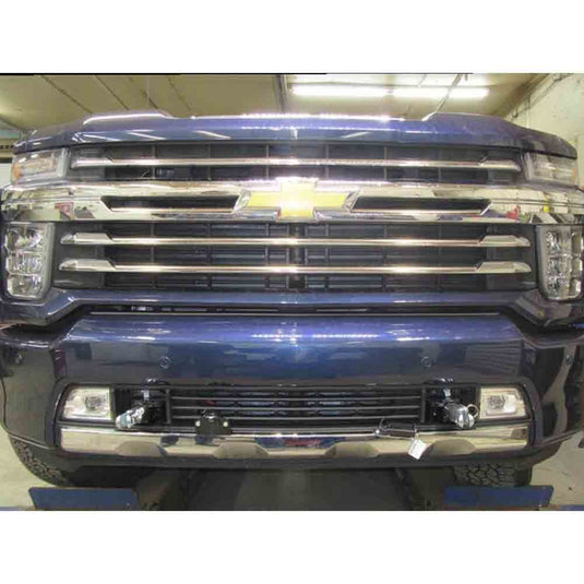 Blue Ox Avail Tow Bar (10,000 lbs. capacity) & Baseplate Combo fits 2020-23 Chevrolet Pickup 2500/3500 Silverado (Includes ACC & Shutters)