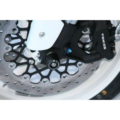 Load image into Gallery viewer, R&amp;G Racing Black Fork Protectors For 2005-2011 Suzuki GSXR1000
