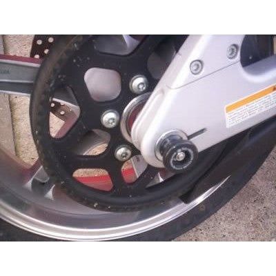 R&G Racing Black Spindle Sliders For 2004-2005 Buell Firebolt XB12R