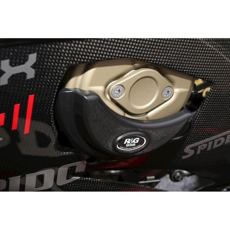 Load image into Gallery viewer, R&amp;G Racing Black Engine Case Sliders LHS ECS0148BK
