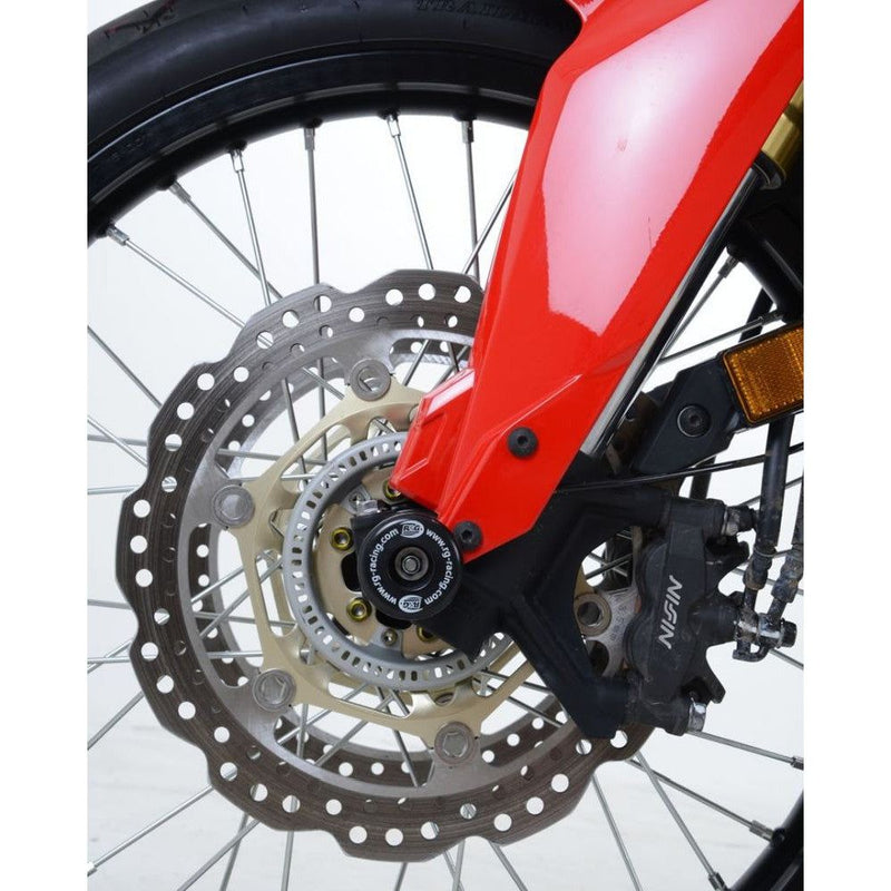 Load image into Gallery viewer, R&amp;G Racing Black Fork Protectors For 2016-2017 Honda CRF1000L Africa Twin

