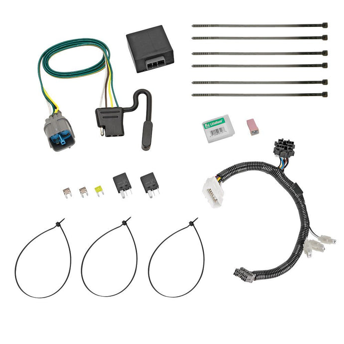 T-One T-Connector Harness, 4-Way Flat, w/Circuit Protected Module fits 2012-2015 Honda Pilot