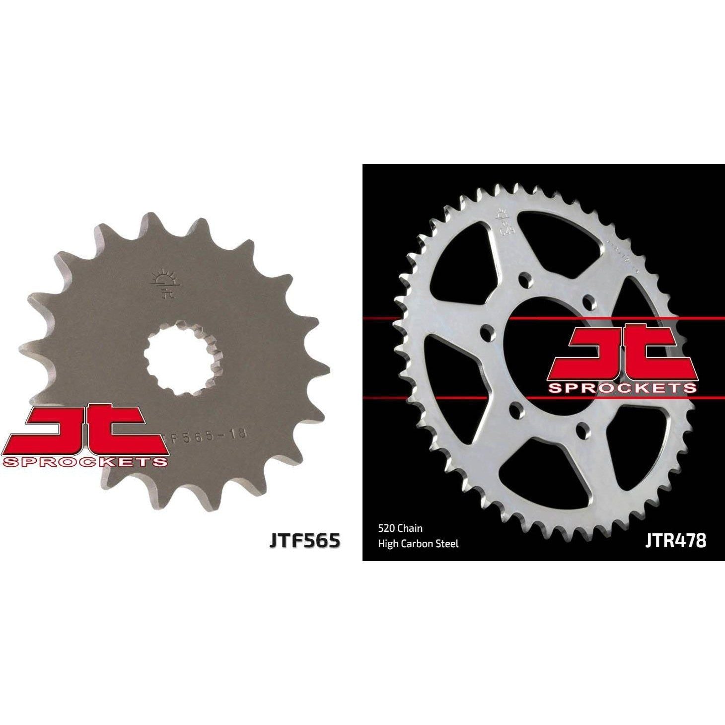 Front & Rear Sprocket Kit for KAWASAKI EX650 C9F Ninja 650R-USA 09 JT Sprockets