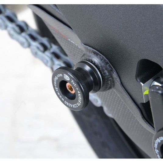 R&G Racing Black Cotton Reels For 2021-2024 Aprilia RS660