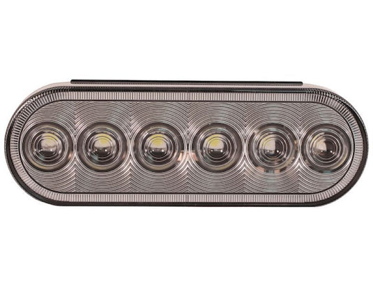 Buyers Products 6 Inch Clear Oval Backup Light With 6 LEDs