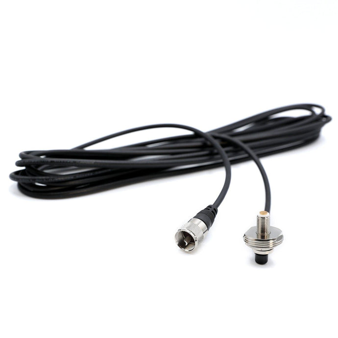 Rugged Radios 17 Ft Antenna Coax Cable with 3/8