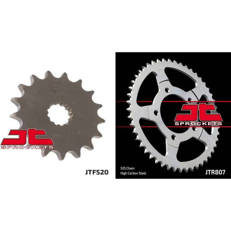 Load image into Gallery viewer, Front &amp; Rear Sprocket Kit for SUZUKI SV650 S-L0,L1,L2,L3 10-13 JT Sprockets
