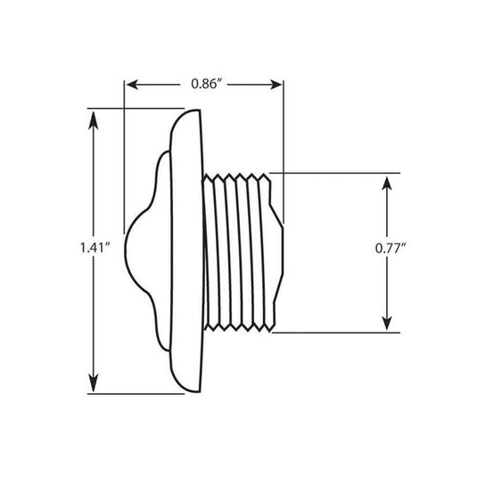 Red LED Bullet Light - Clearance/Side Marker