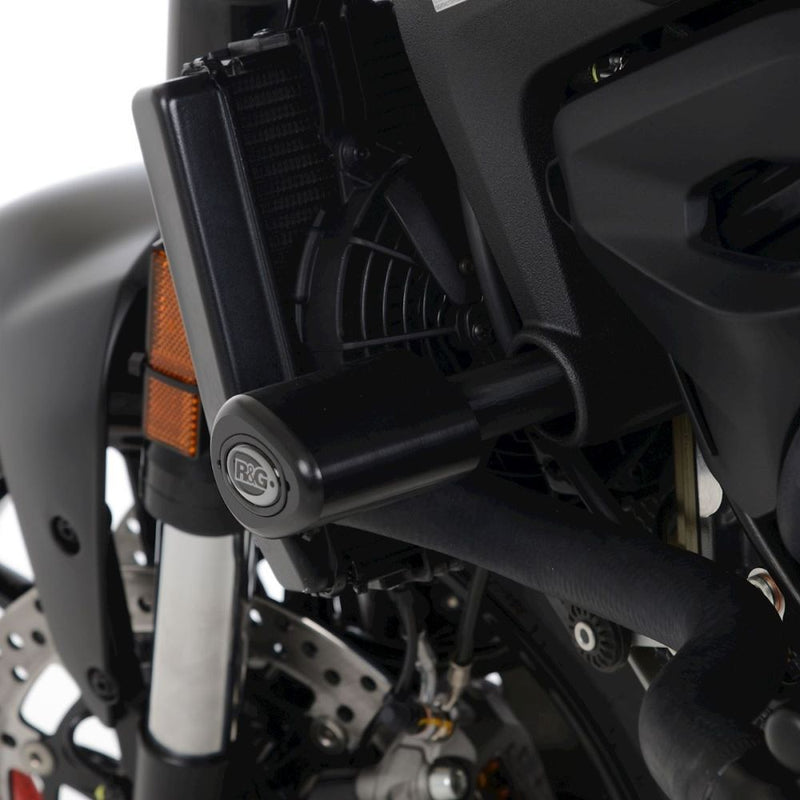 Load image into Gallery viewer, R&amp;G Racing Black Aero Style Crash Protectors For 2021-2024 Ducati Monster

