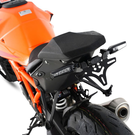 R&G Racing Black Tail Tidy License Plate Holder For 2024-2024 KTM 1390 Super Duke R Evo