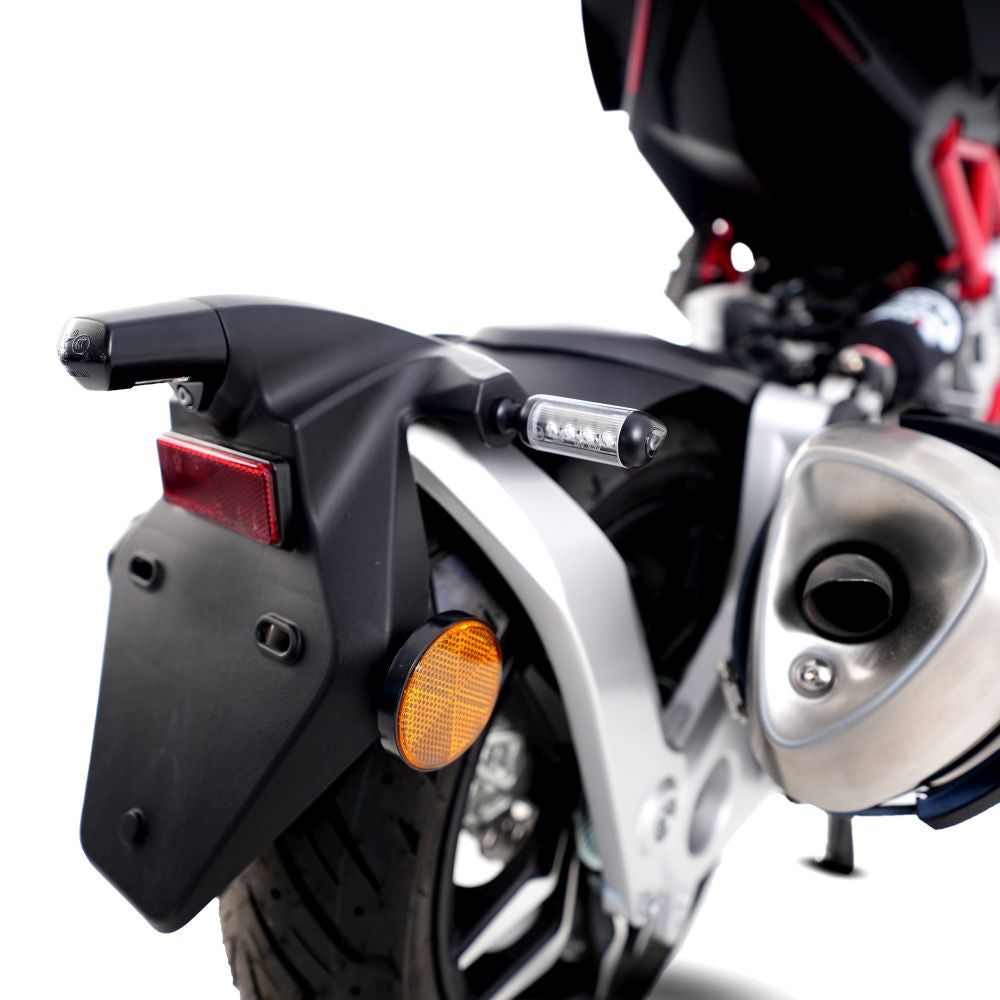 R&G Racing Black Aero Style Micro Indicators - LED Type For 2013-2018 Aprilia Caponord 1200