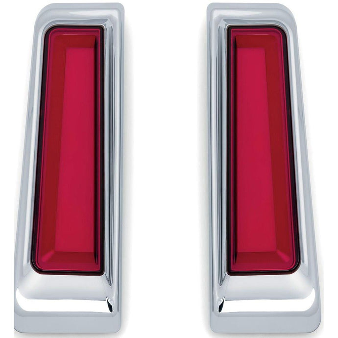Kuryakyn Tracer LED Inserts for Saddlebag Supports Chrome