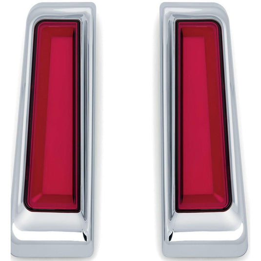 Kuryakyn Tracer LED Inserts for Saddlebag Supports Chrome