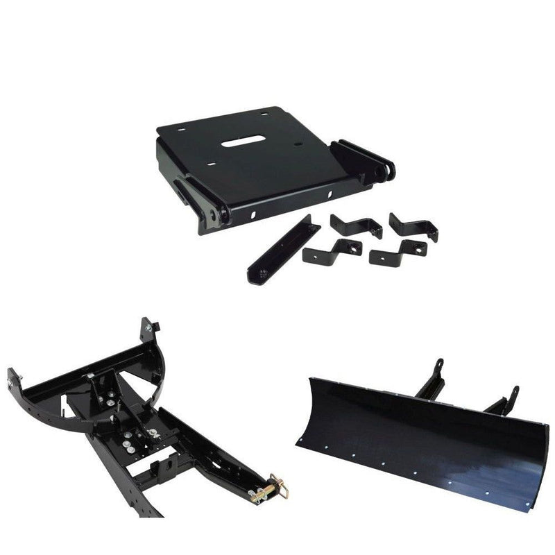 Load image into Gallery viewer, Denali Black UTV Snow Plow Kit For Yamaha Viking 700 2014-2020
