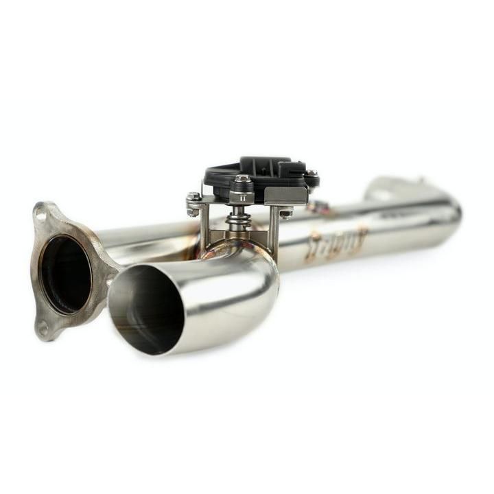 Load image into Gallery viewer, Trinity Racing Stage 5 Side Piece Header Pipe (With Electric Cut Out) TR-4178HP
